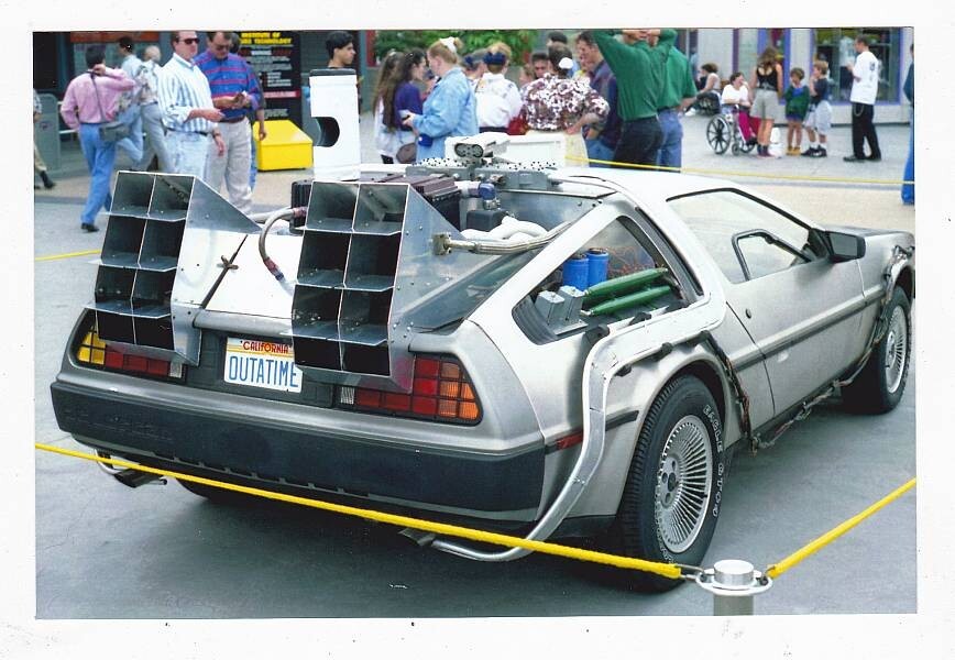 LOT 3: Delorean BACK TO THE FUTURE car - 1996 Universal Studios.