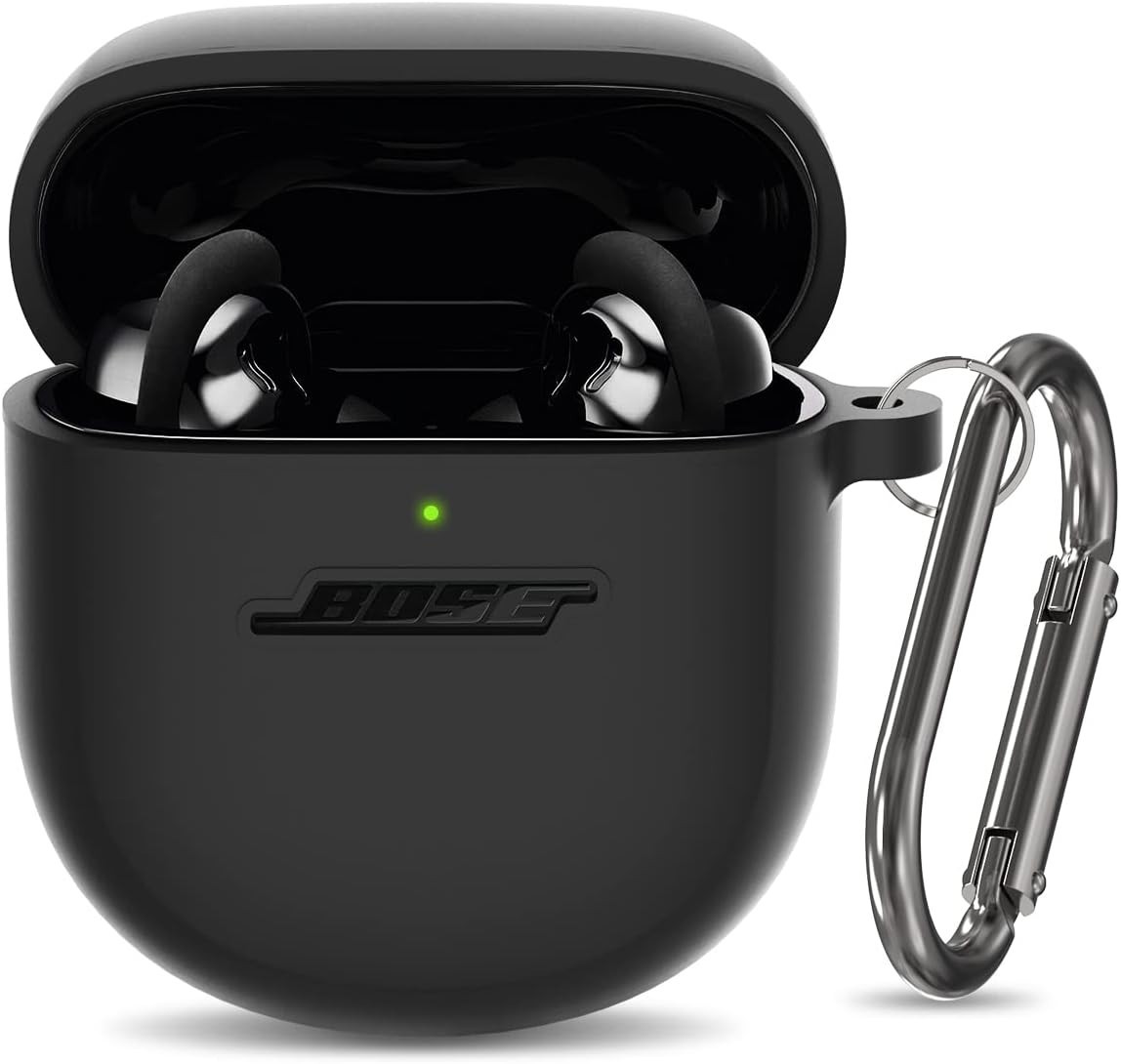 Earbuds Charging Case for -Quiet Comfort II & QC Ultra Black Airpods Earphones