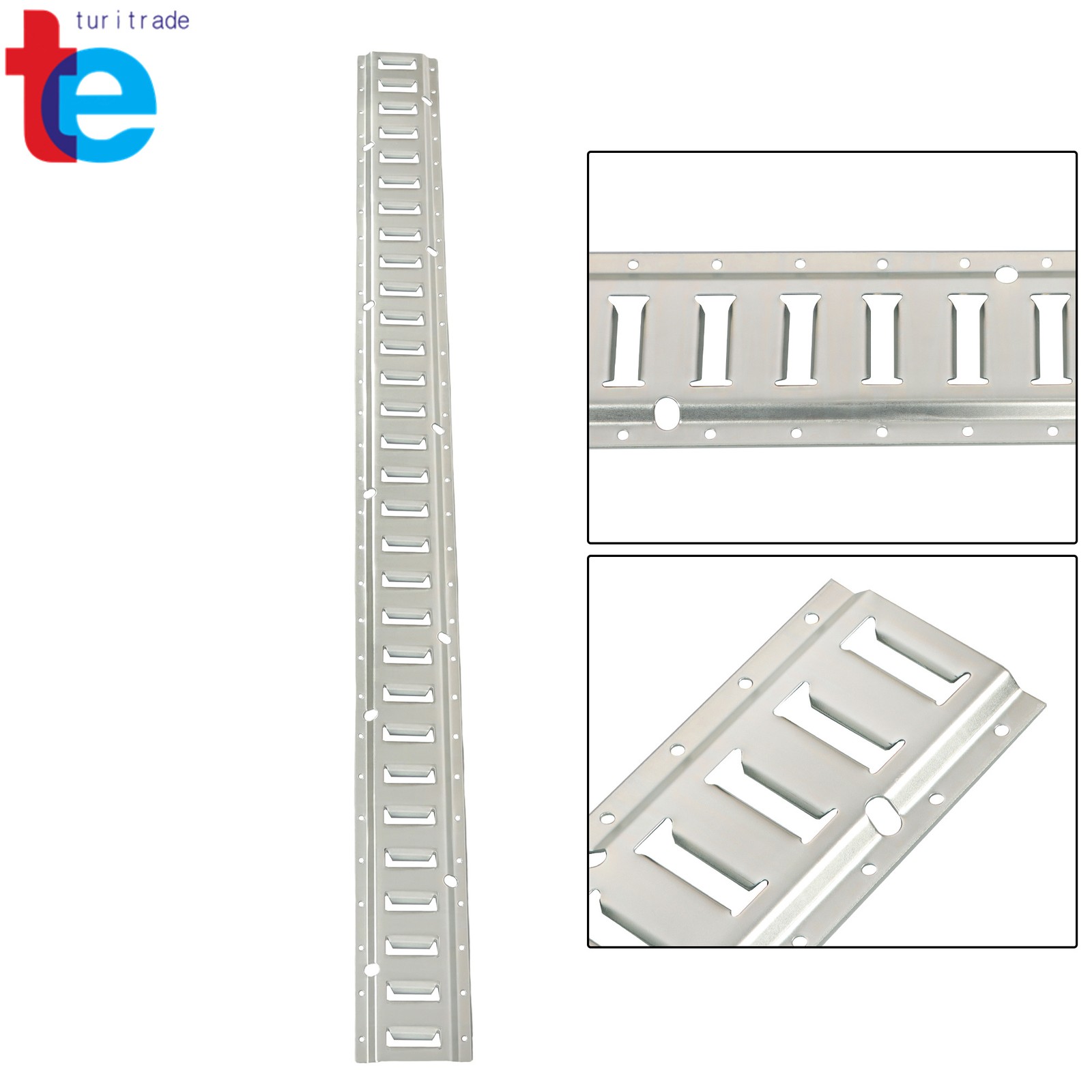 E Track Rail Tie-Down Kit 24PCS Set Etrack Kit 5' Rails End Caps & O Ring Anchor