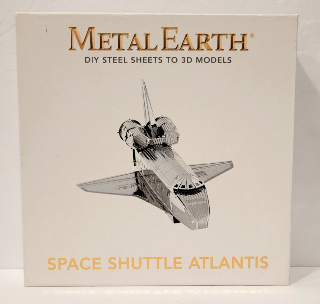 Space Shuttle Atlantis Metal Earth DIY Steel Sheets to 3D Model NEW