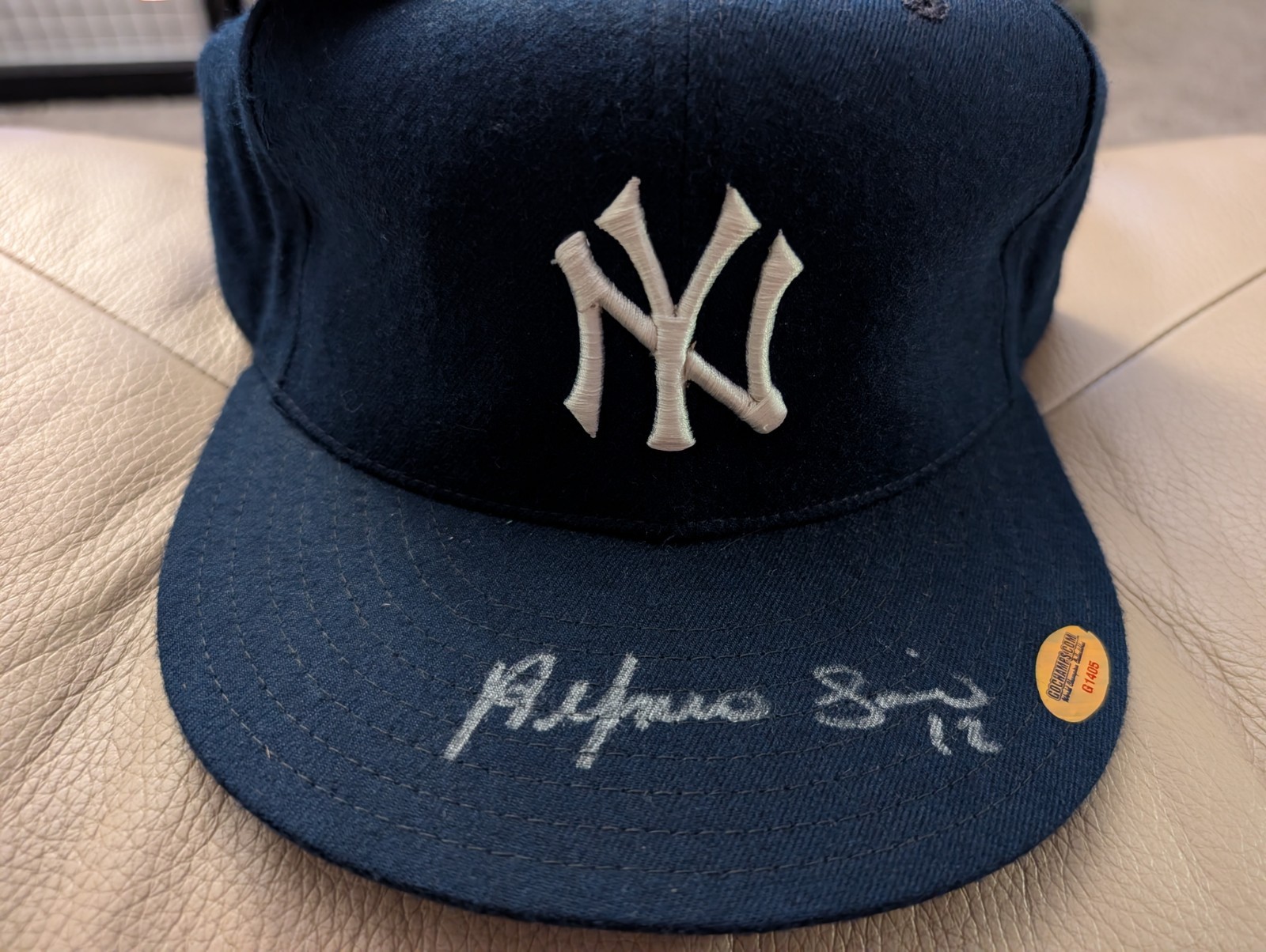 Autographed! New York Yankees - Alfonso Soriano MLB Baseball Hat