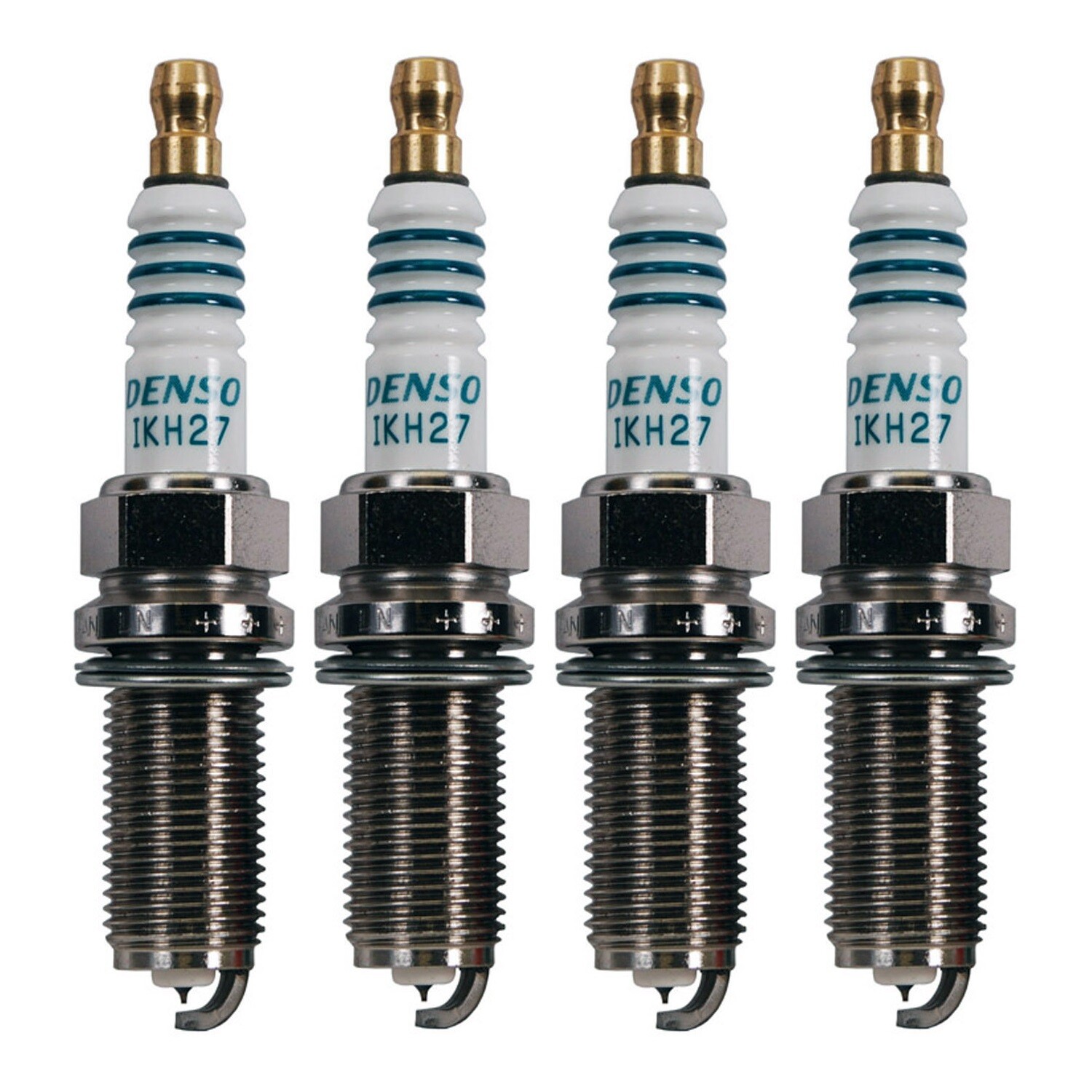 Denso Iridium Power 5347 Universal Set of 4 Spark Plugs IKH27
