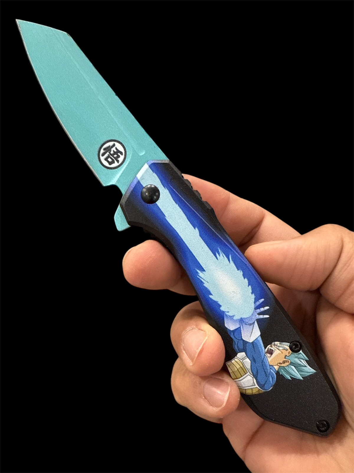 Anime themed Spring Assisted Pocket Knife - Collectible Anime Design Edc pF85F