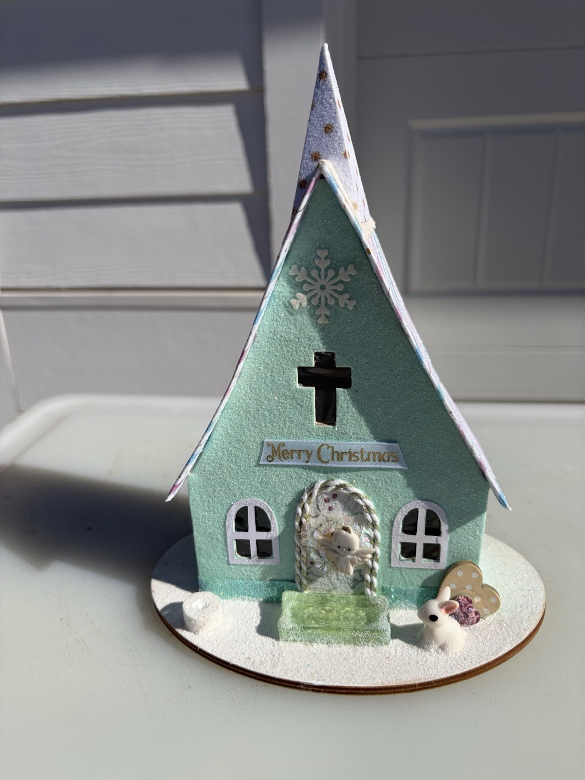 seasonal decoration small card board style.