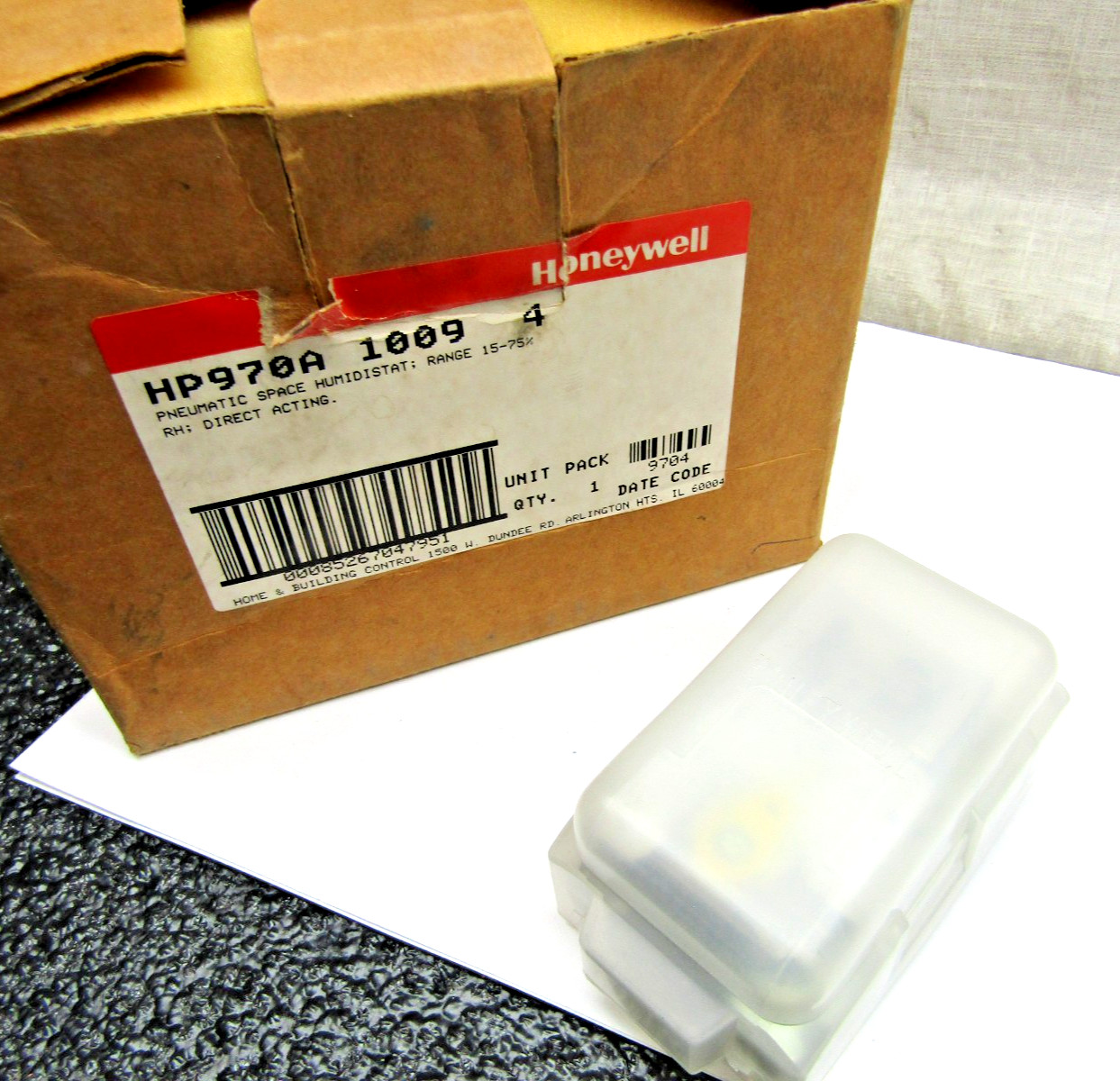 Honeywell HP970A 1009 Humidistat