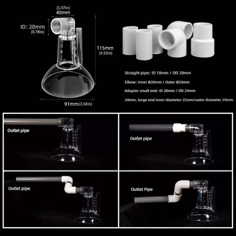 Underwater Oxygen Attachment Works With Many Filtering Devices Improves Marine