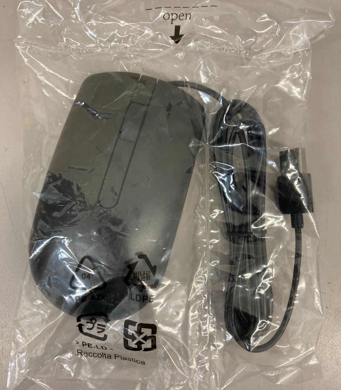 NEW Dell MS116-BK Black Basic USB Optical Mouse w/ Scroll Wheel | MS116t1-065K5F