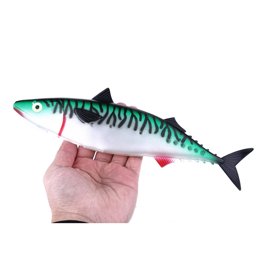 11'' Fishing Lure Saltwater Mahi Tuna Soft Plastic Huge Trolling Lure Wahoo New