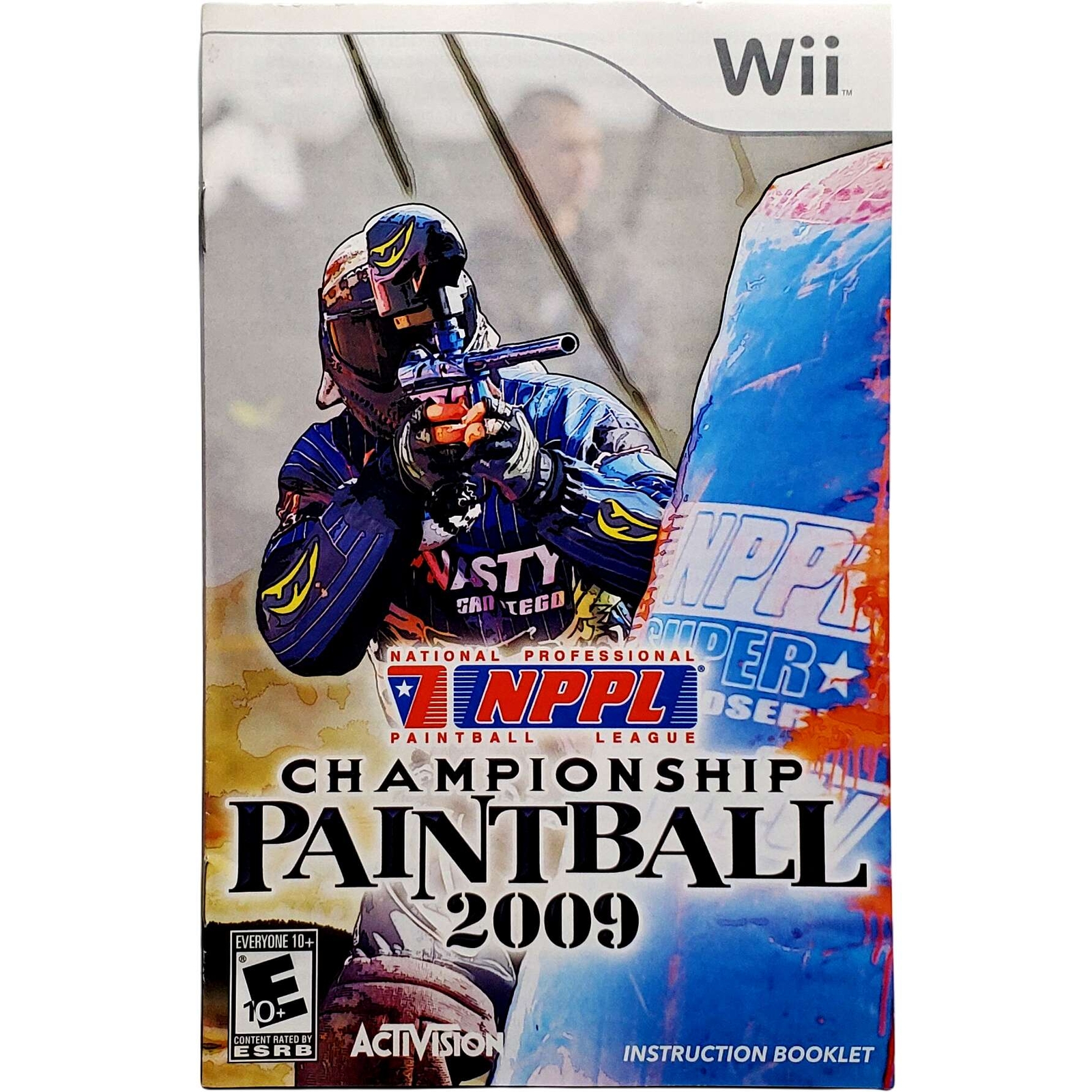 (Manual Only) NPPL Championship Paintball 2009 - Nintendo Wii Excellent