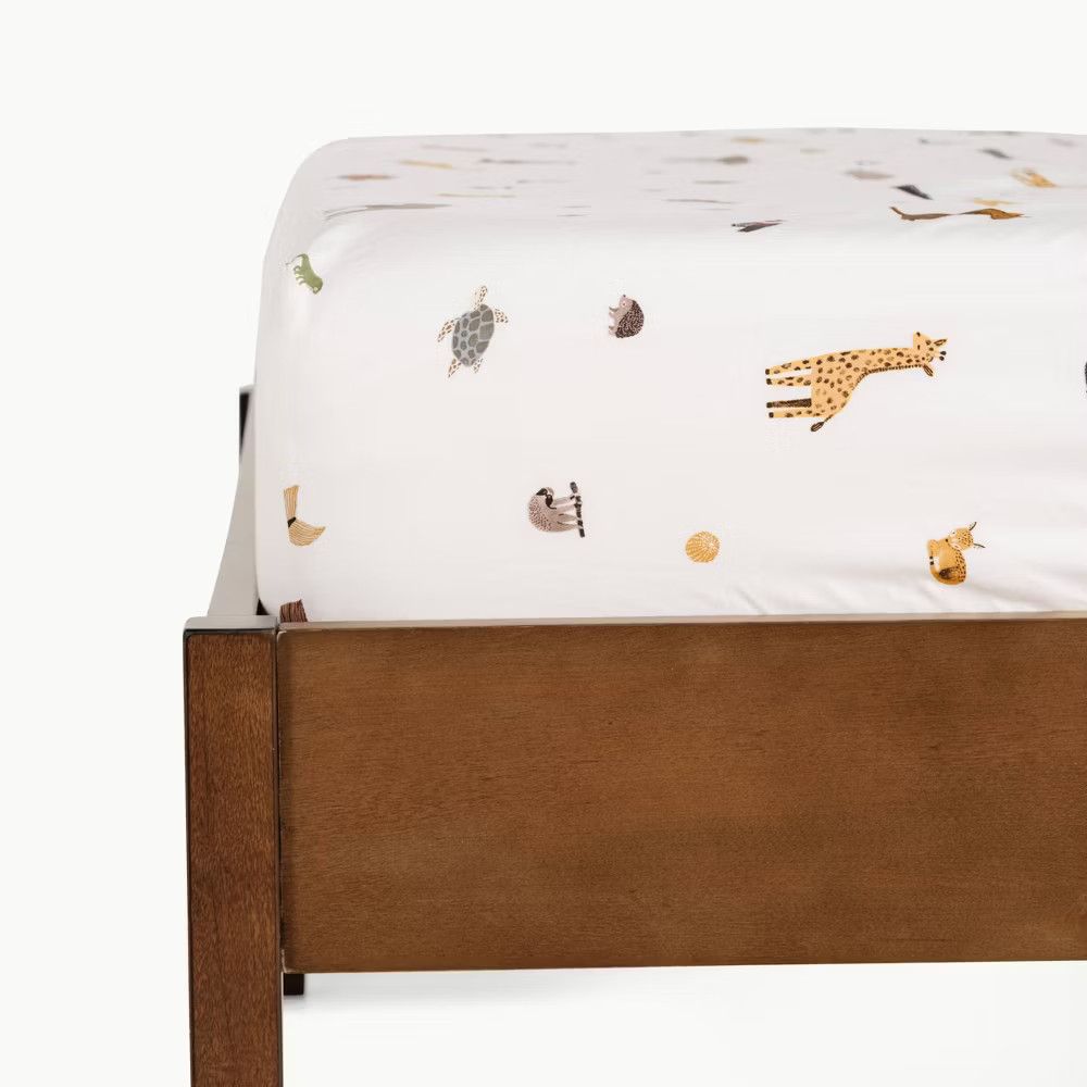 Gathre Menagerie Zoo Animals Sheet Set