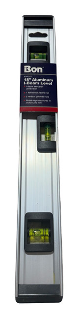 Bon 18" Aluminum I-Beam Level 34-221