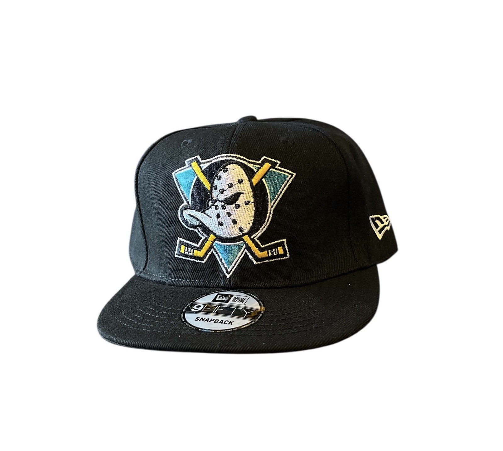 Anaheim Ducks 9Fifty New Era Hat Snapback Flat Bill Black NHL