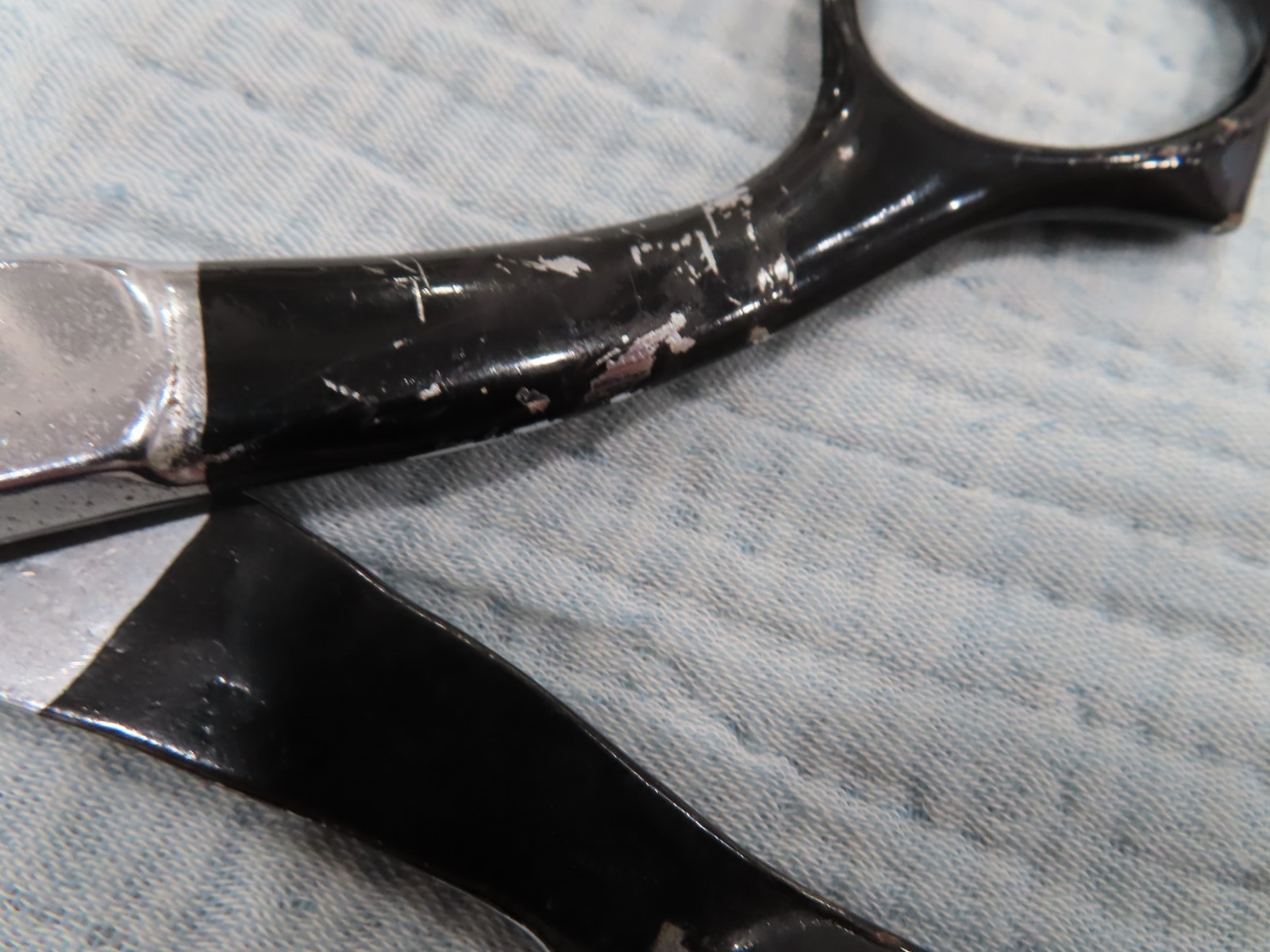 Clauss Scissors Shears 8" No 4258 High Leverage Floral Black Handle USA