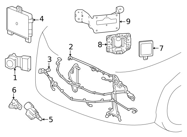 Genuine Acura Adapter 8S314-3B4-H01