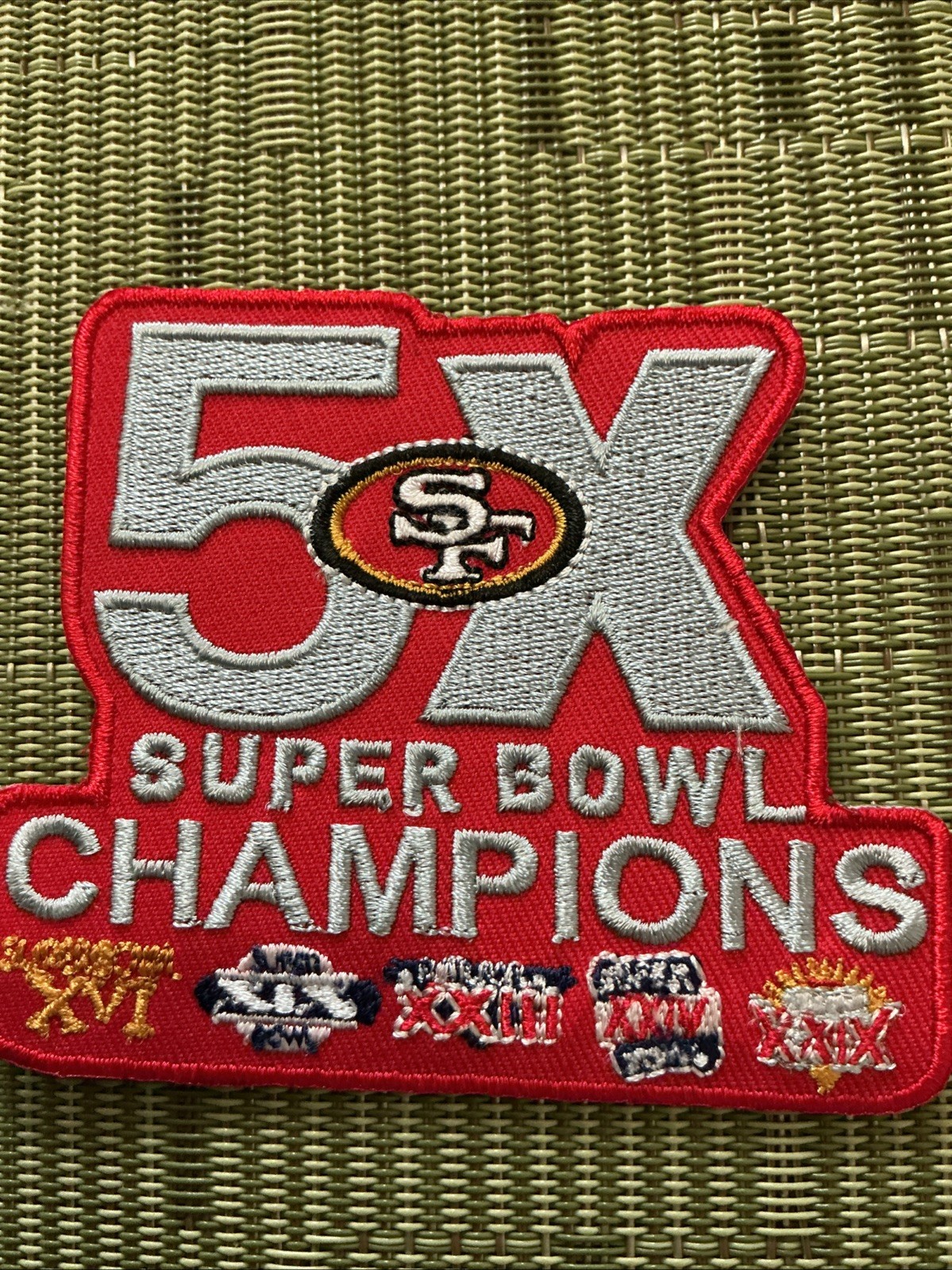 San Francisco 49ers 🌟🌟 Iron On Patch