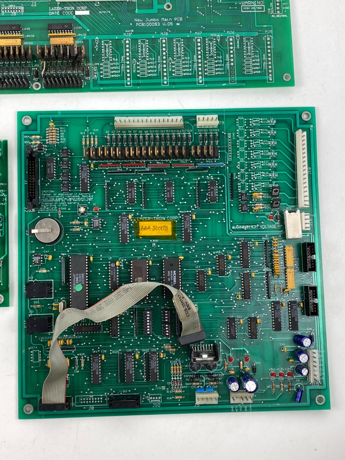 ARCADE PLANET / LAZER-TRON 100039 Controller PCB100050 Sound Board Arcade Crane
