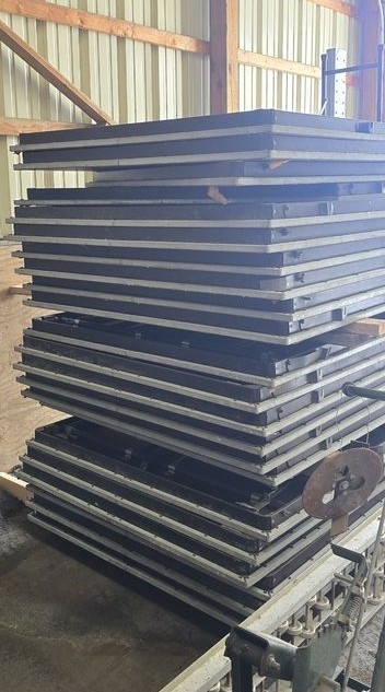 Complete Portable platform Stage riser with Rails. 12x16 or 8x24. Choose height!