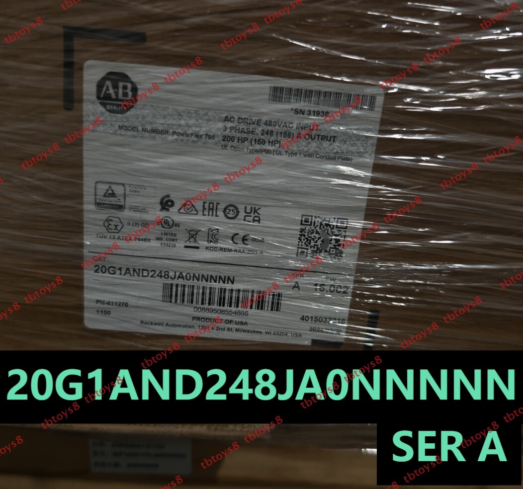 100%Genuine NEW 20G1AND248JA0NNNNN PowerFlex Air Cooled 755 AC Drive FREE SHIP