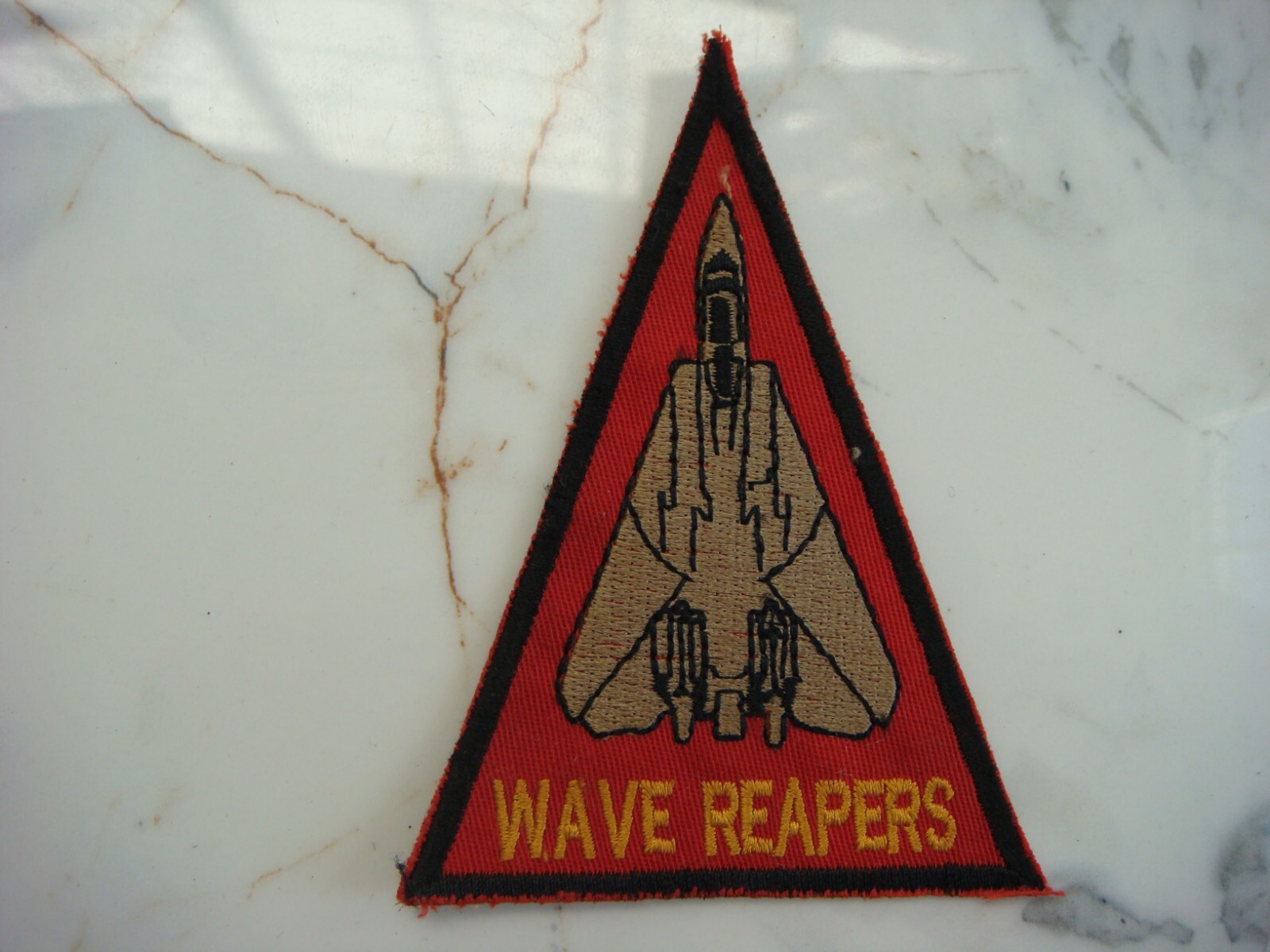 US NAVY FIGHTING 101 TOMCAT " WAVE REAPERS ", VIETNAM WAR PATCH