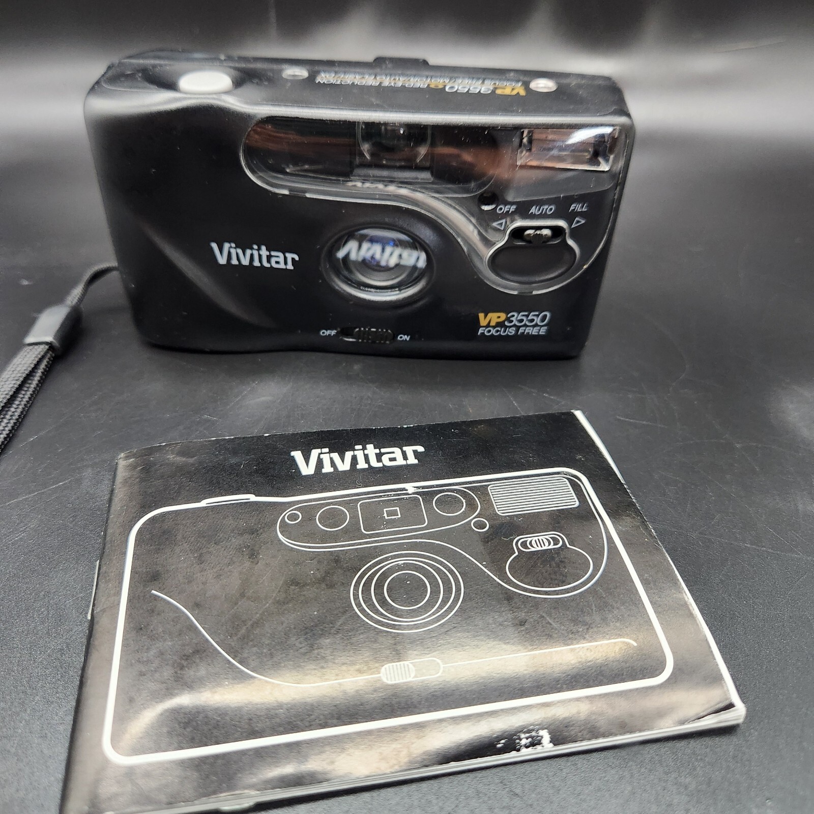 Vivitar VP Series VP 2000 Focus Free DX Camera Motorized Film 35mm With Manual