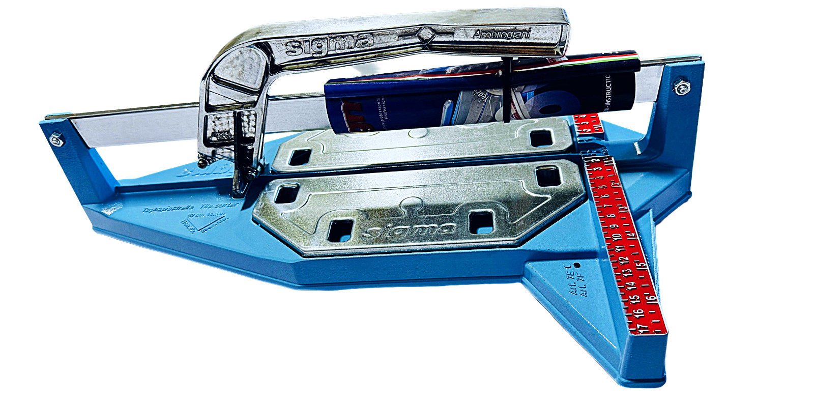 SIGMA 7F 14” Pull Tile Cutter + Scoring Wheel & Multi Blade SHIPS FROM USA