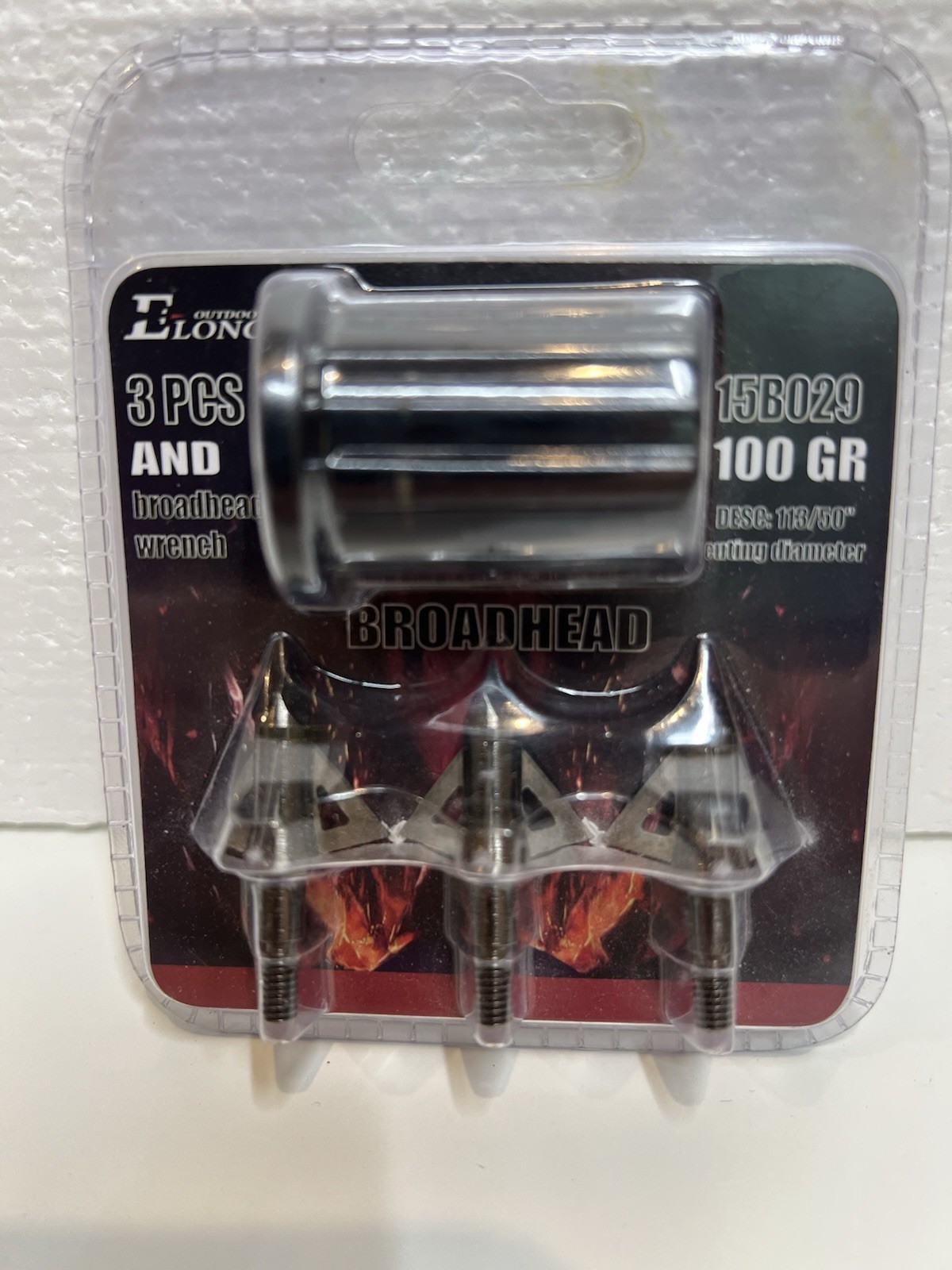 Elong Outdoor Broadhead Arrow Set 15B029 100 GR