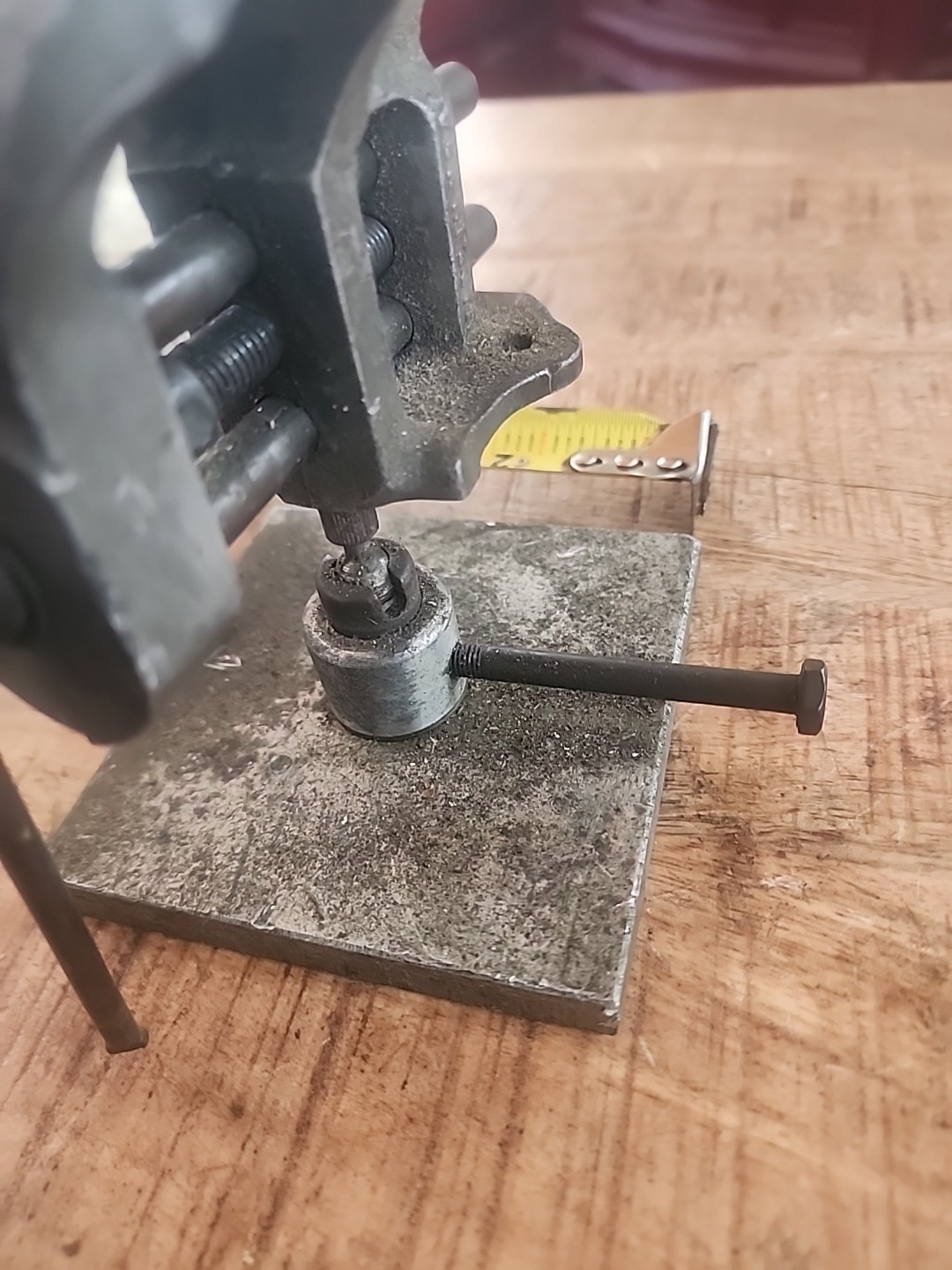 Vintage Aluminum Machinist Vise Tilting Pivot Base Drill Press 2.25 in wide jaw