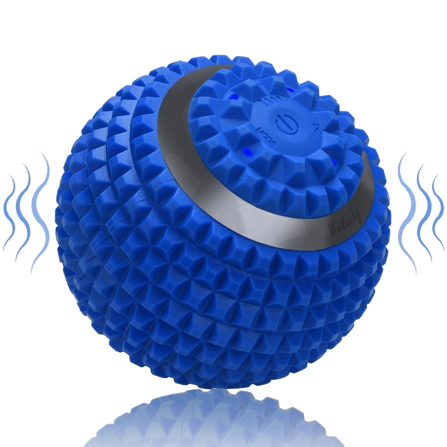 Vibrating Massage Ball 4-Speed High-Intensity Fitness Yoga Massage Roller, Re...
