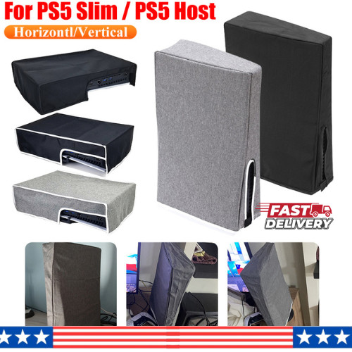 Dust Cover for PS5 Slim Console Protective Anti Scratch Sleeve Case