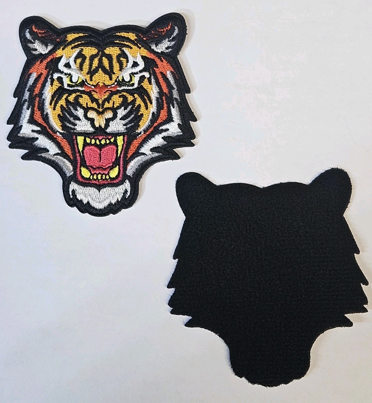 Bengal Tiger Patch - Embroidered Hook & Loop Animal Patches PB62