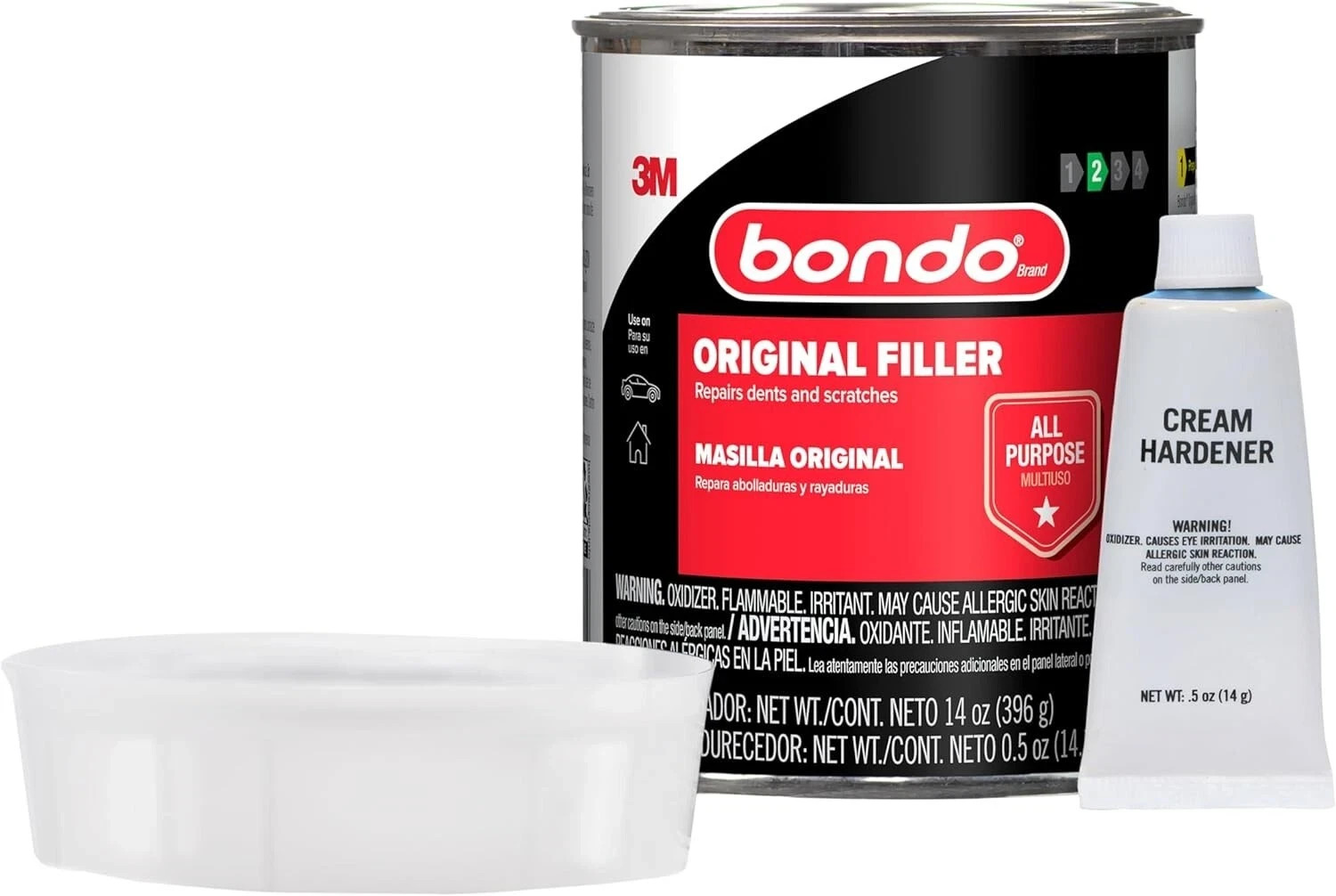 Bondo Body Filler Kit, Original Formula for Repair & Restoration of Your Vehicle