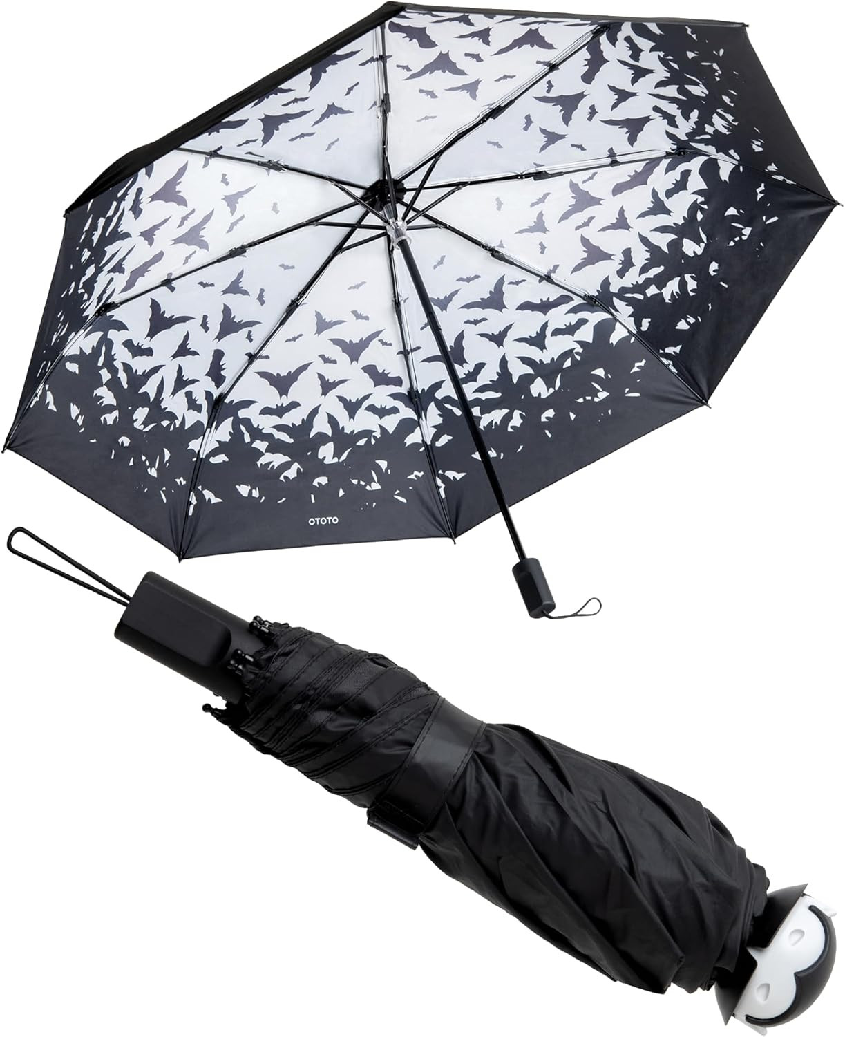 NEW! Spookula Vampire Folding, Collapsible, Umbrella, Unique, Goth Accessories,