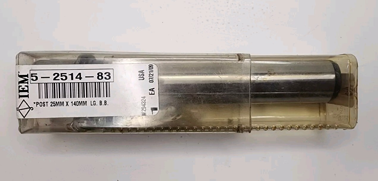 IEM 5-2514-83 Post 25MM X 140MM Includes KIT 21 Metric Pin Kit Hardware Kit