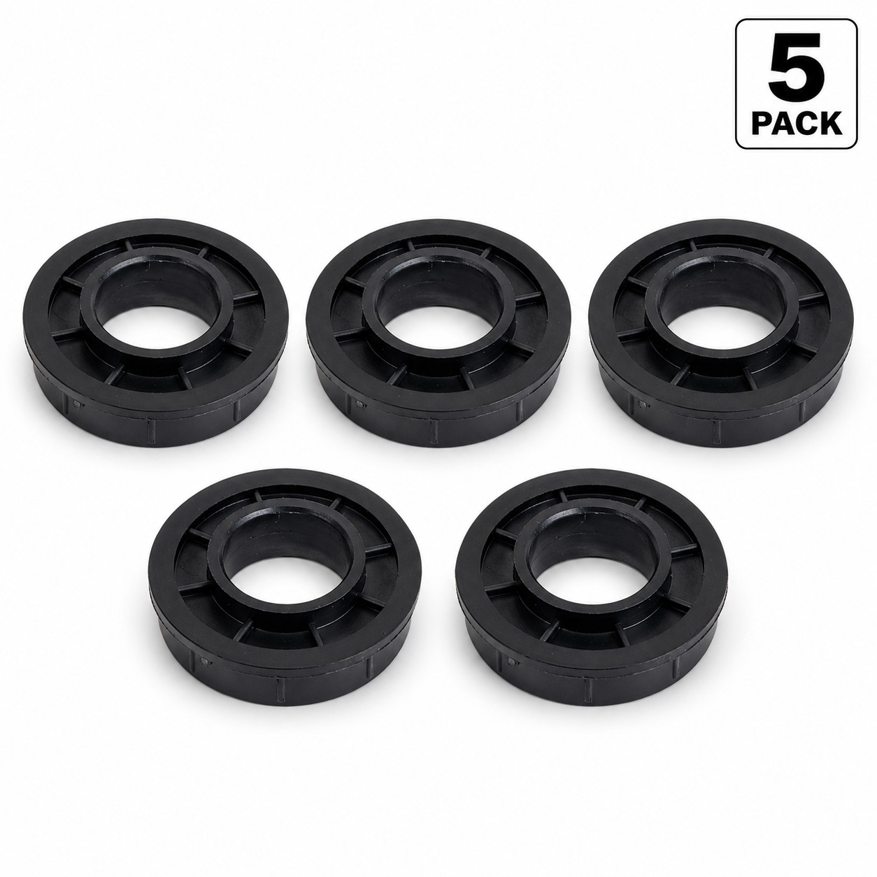 Garage Door Torsion Spring Center Bushing 1" ID Nylon Insert Bushing (5pcs)