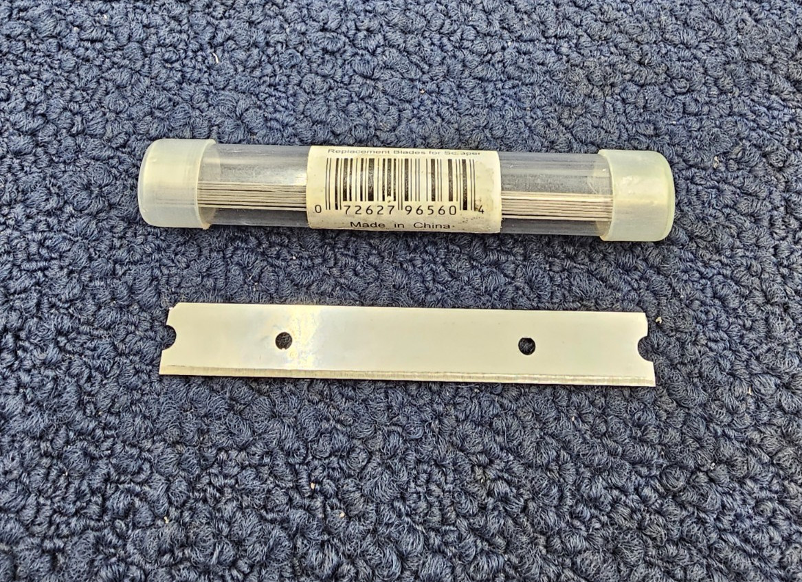 (QTY 10) O-Cedar Commercial 96560 Replacement Blade Floor Scraper