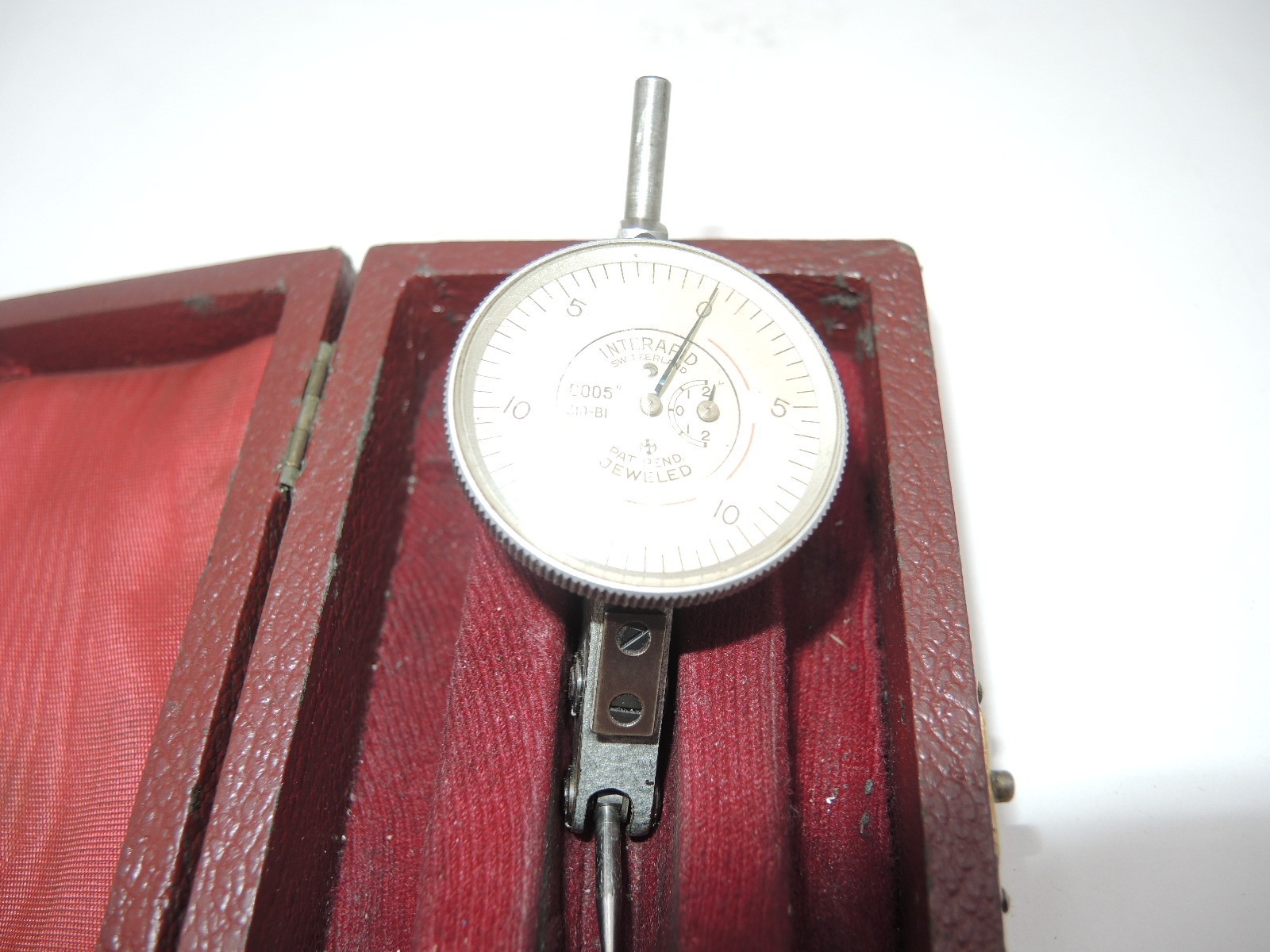 Excellent Used Interapid 310-B1 Dial Test Indicator .0005” With Case