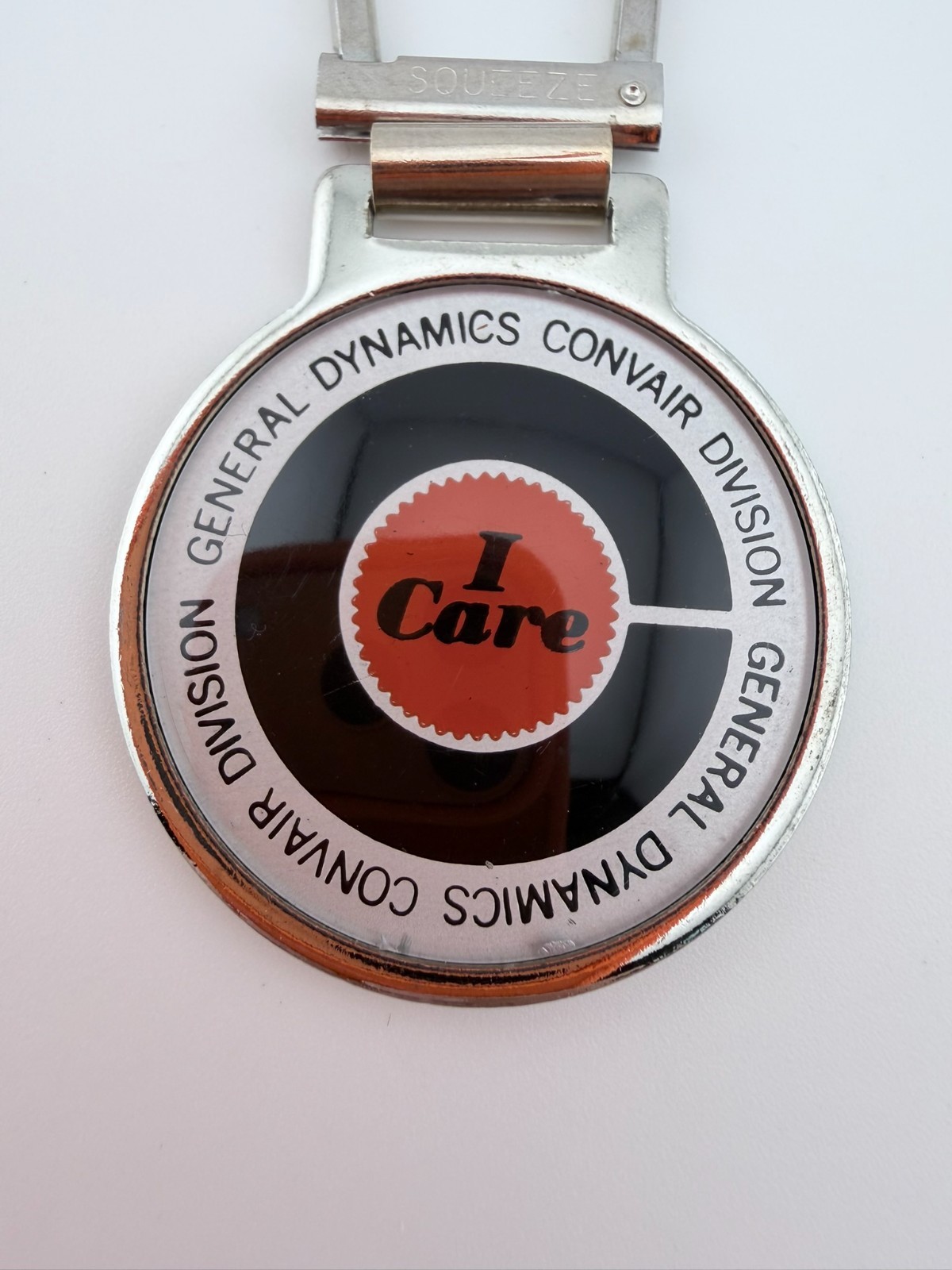 General Dynamics Convair Division I Care Key Chain