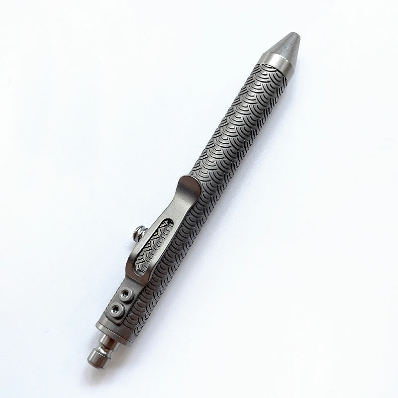 New Mini Titanium Alloy Pocket Ball Pen Outdoor EDC Pen Portable Stationery