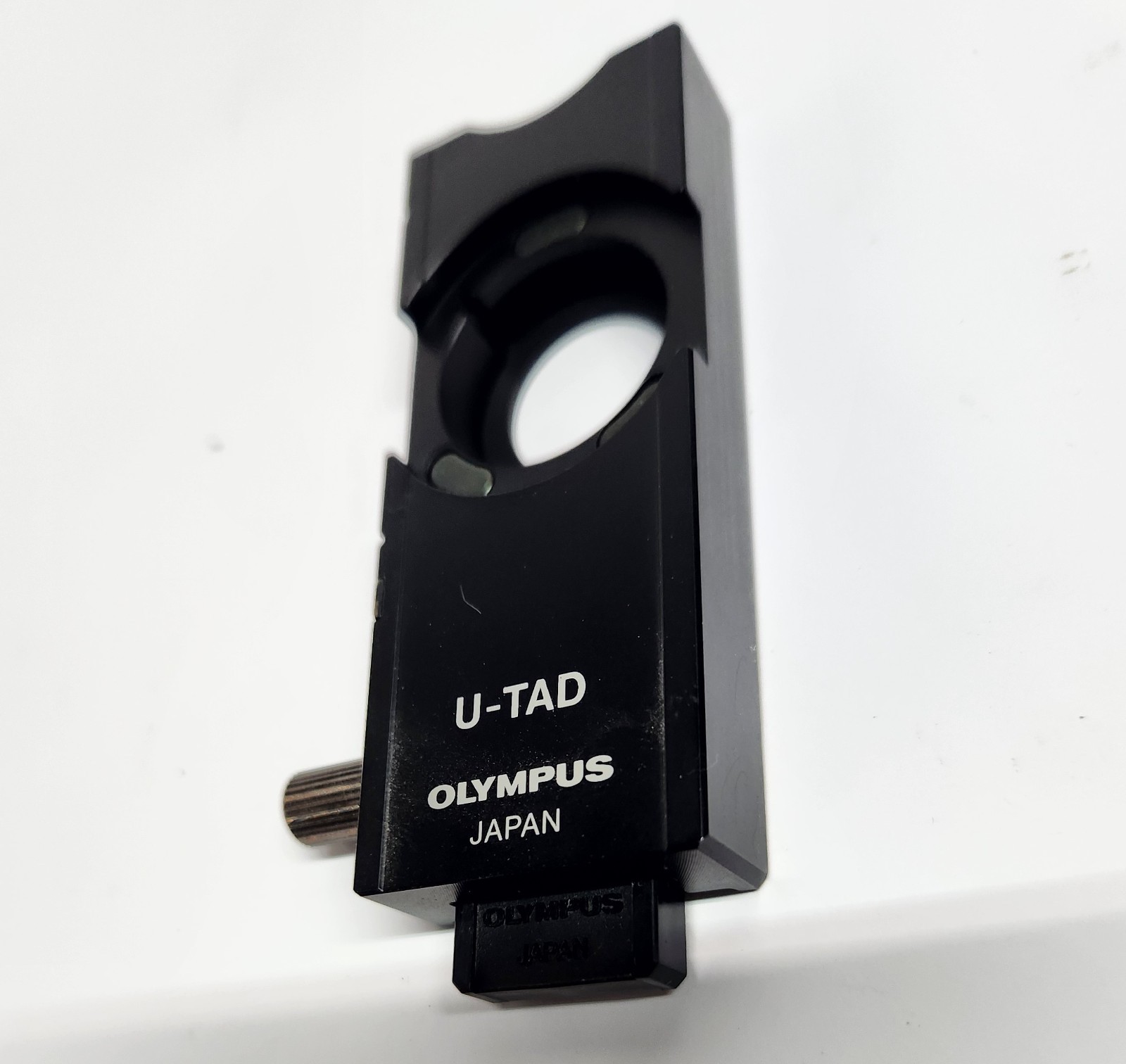 Olympus U-TAD BX CX Microscope Compensator Adapter w/Blank Plate