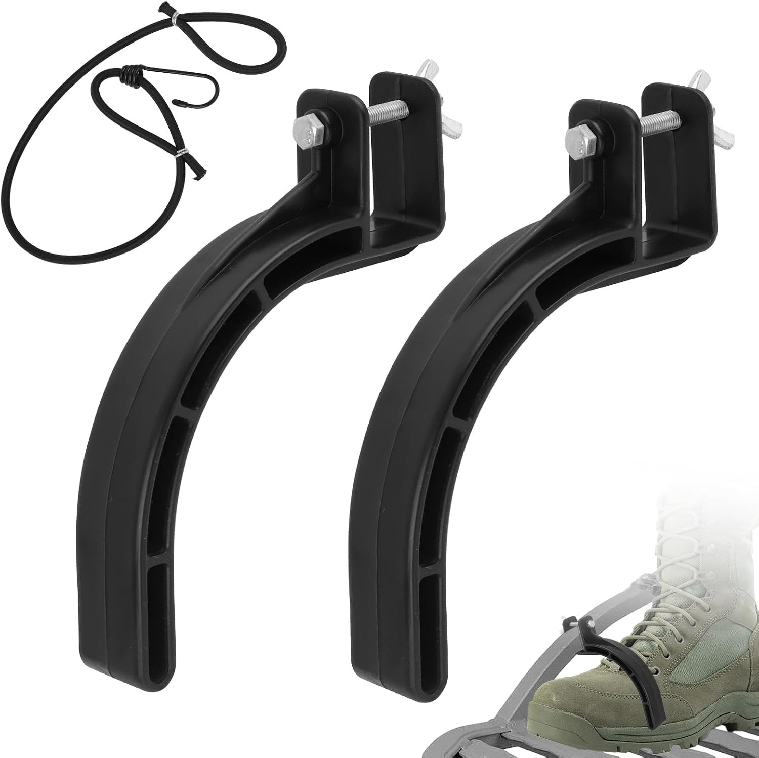 Climbing Tree Stand Accessories, Rapid Climb Stirrups with Elastic Rope