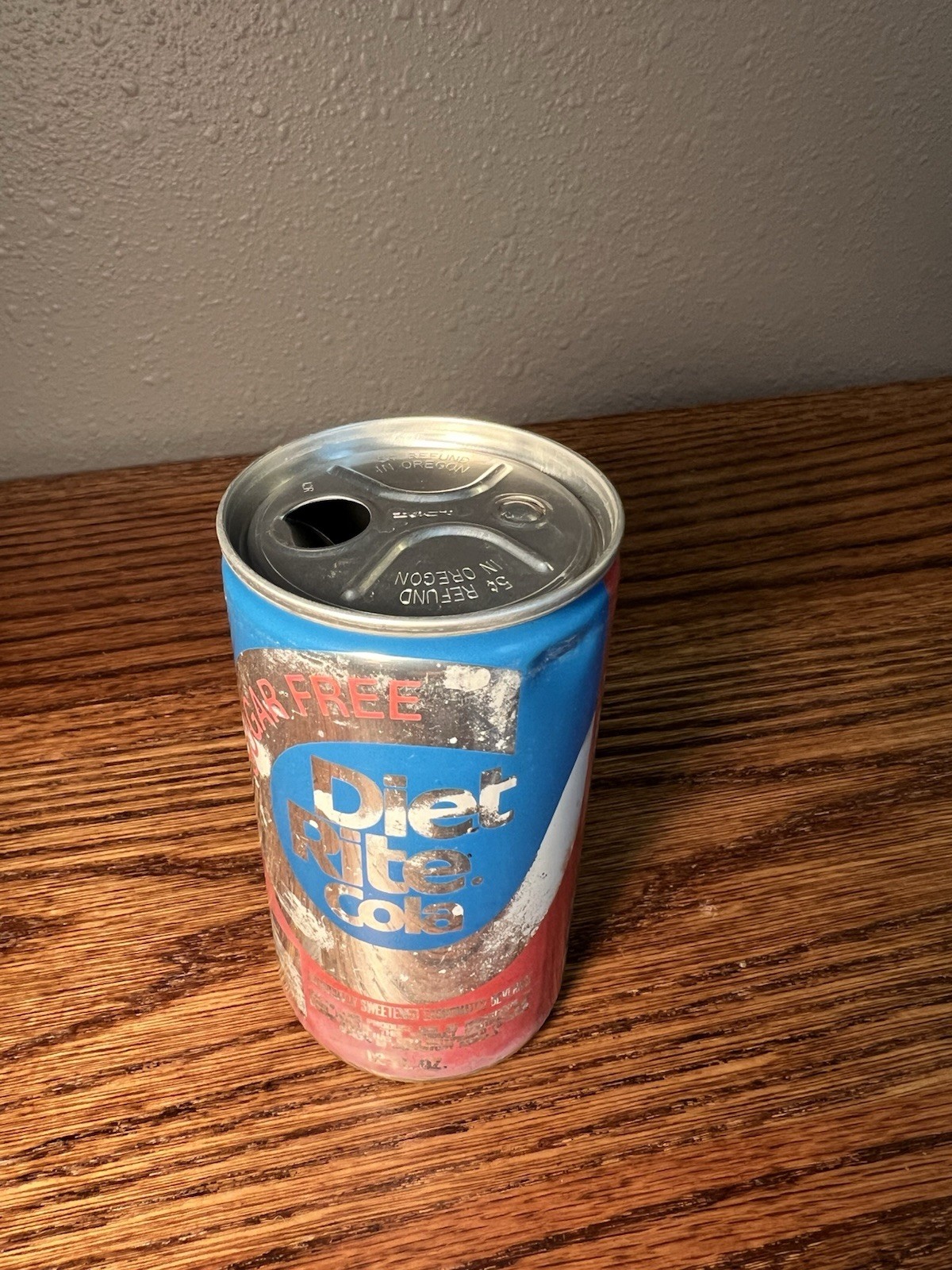 Vintage Diet Rite Cola Pull Tab Aluminum Can