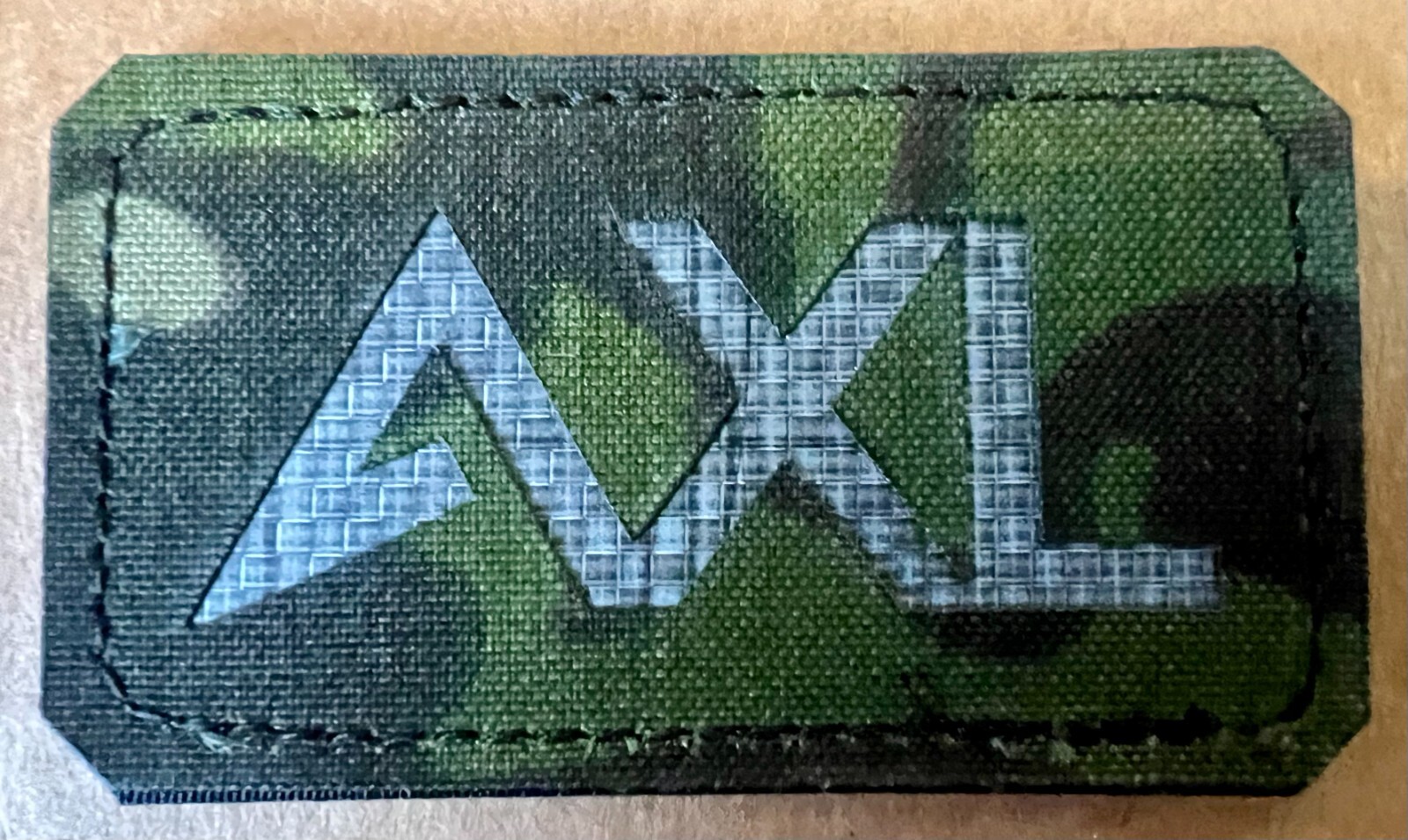 AXL Multicam Tropic Logo Tegris Backing Patch