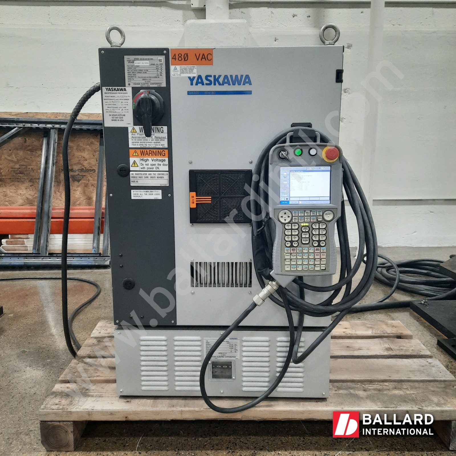 YASKAWA Motoman MH180-A00 Robot System w/ DX200 Controller - S88E08-1-3