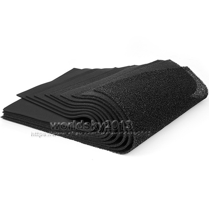 Open Cell Filter Foam Sponge Sheet for Air Water Oil Dust Cut-to-Fit 39"x39"