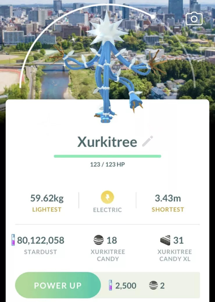 Shiny Sendai XURKITREE Japan background - TRADE