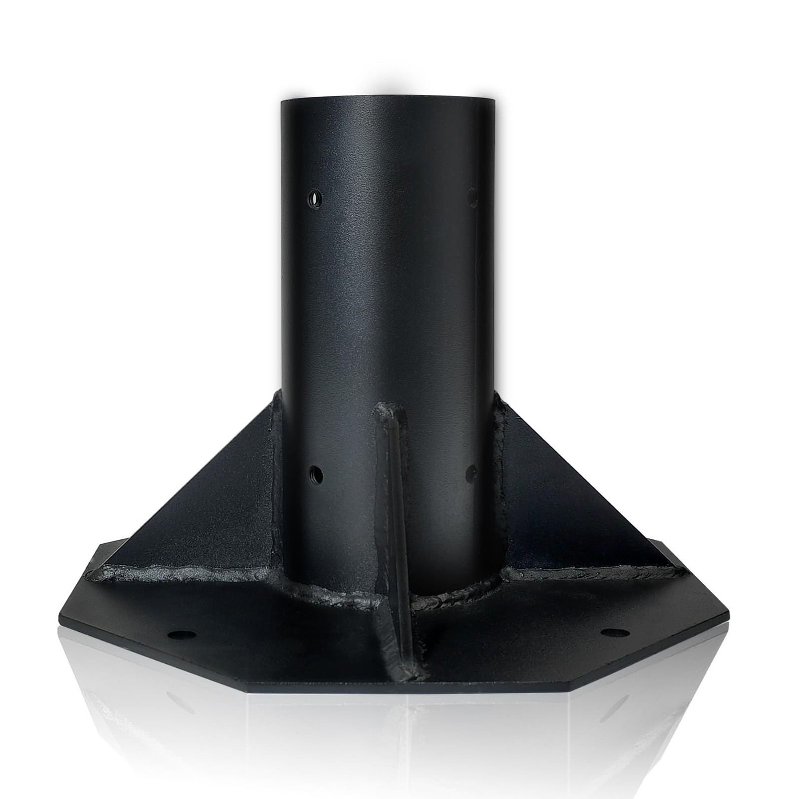 Outdoor Light Post Base for 3 inch Surface Mount Post, Heavy Duty Metal Flang...