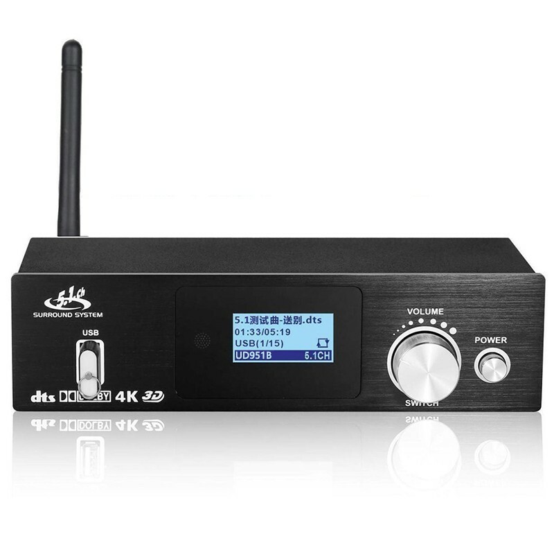 5.1CH Digital UD951B 5.1 Audio Decoder DAC USB Sound Card Bluetooth Receiver