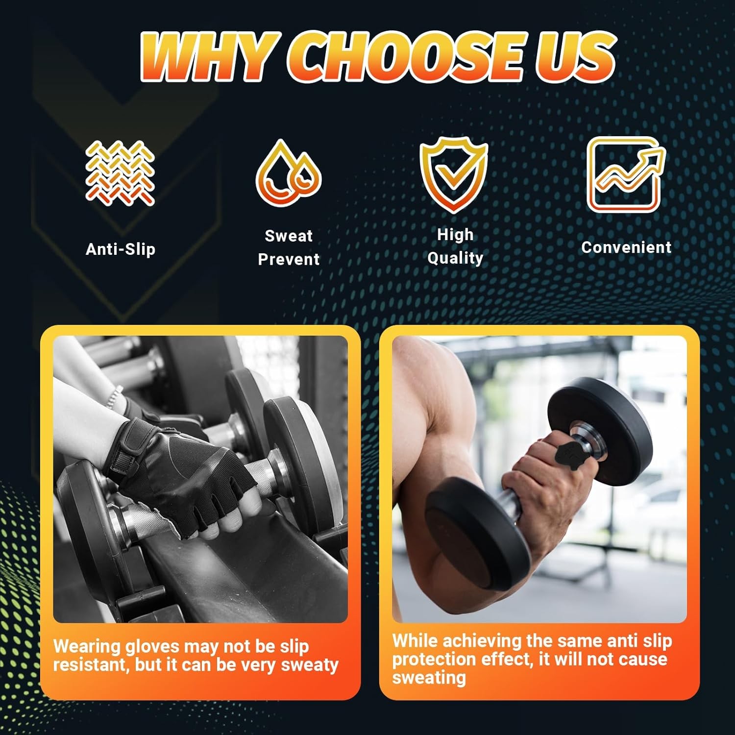 2Pcs Anti-Slip Silicone Hand Weight Grip for Deadlifts,Gym Grips,Weight Lifting