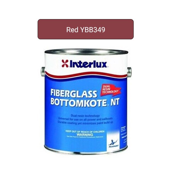 Interlux  Fiberglass Bottomkote NT Red 1 Quart YBB-349Q