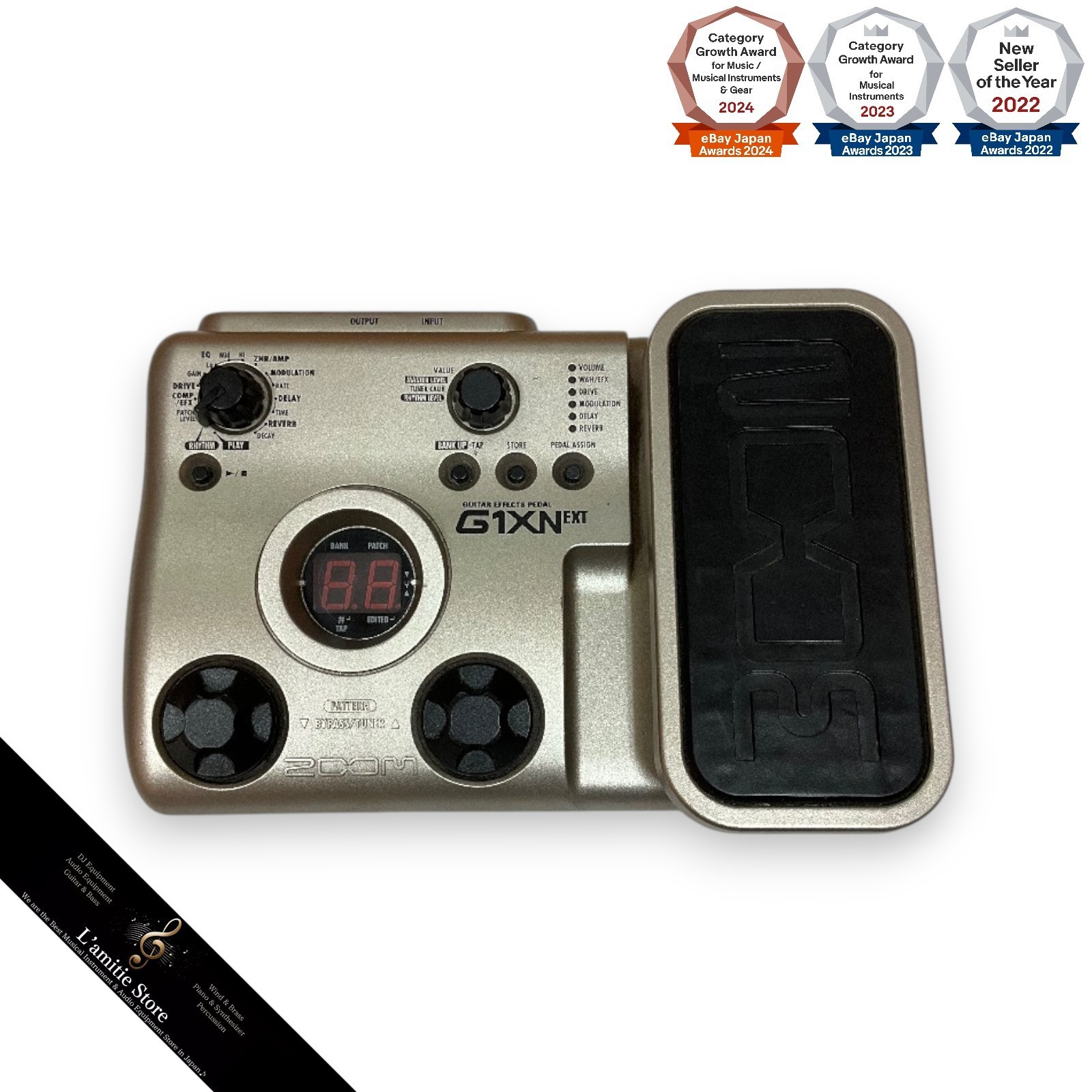 ZOOM G1XN EXT  STANDARD Guitar Effect Pedal ‎HP-HSC G1XNEXT Operation Confirmed